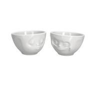 Set 2 ciotole Bowls 100 ml Tassen Grinning e Kissing