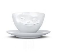 Tazza tè cappuccino con piattino 200 ml Tassen Grinning