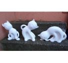 Japanese white cat Bassano ceramics