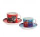 Egan Laurel Burch gatti set 2 tazze caffè PLB02/1A