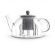 Wd lifestyle borosilicate winter teapot