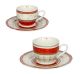 Brandani Connubio set of 2 coffee cups