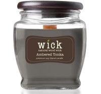 Candela con stoppino in legno Wick Vaniglia Cedarwood