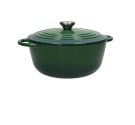 Brandani casseruola verde in ghisa 3 lt