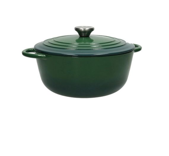 Brandani casseruola verde in ghisa 3 lt