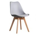 Brandani Scandi chair in wood and polymers