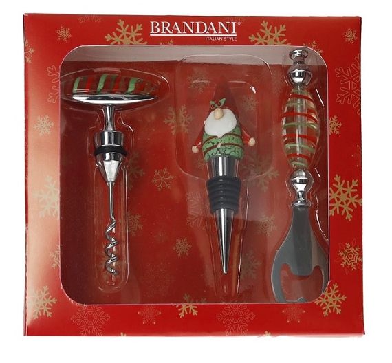 Brandani Christmas set wine