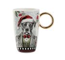 Egan Mug Christmas Golden Handle