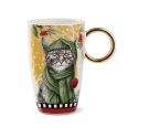 Egan Mug Christmas Golden Handle