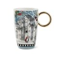 Egan Mug Christmas Golden Handle